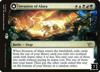 Invasion of Alara card from Prerelease Cards