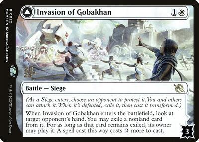 Invasion of Gobakhan card from Prerelease Cards