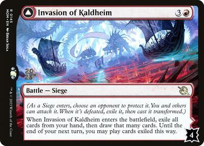 Invasion of Kaldheim card from Prerelease Cards