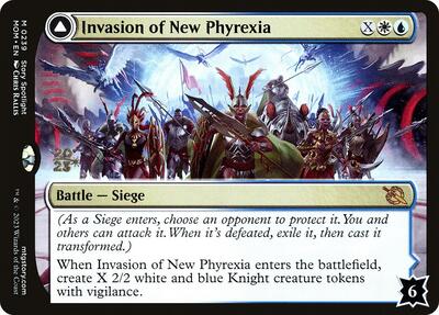 Invasion of New Phyrexia card from Prerelease Cards
