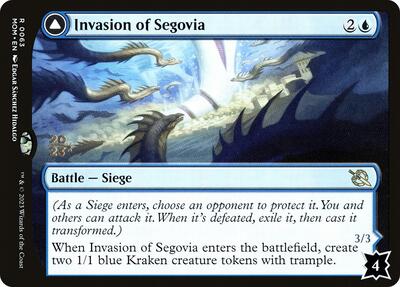Invasion of Segovia card from Prerelease Cards
