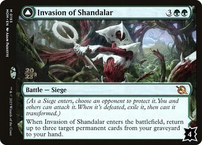 Invasion of Shandalar card from Prerelease Cards