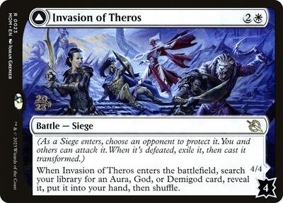 Invasion of Theros card from Prerelease Cards