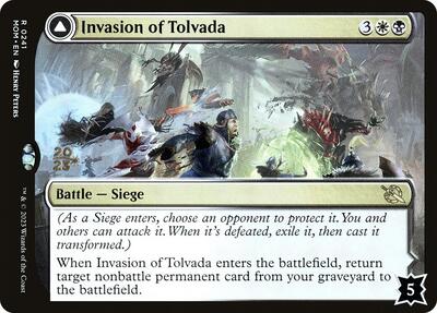 Invasion of Tolvada card from Prerelease Cards