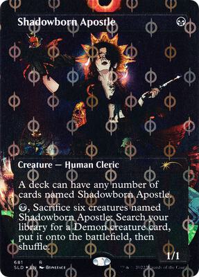 Shadowborn Apostle (681) (Step-and-Compleat Foil) card from Secret Lair Drop Series