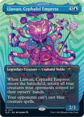 Llawan, Cephalid Empress card from Secret Lair Drop Series