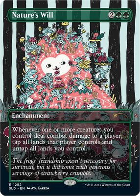 Nature's Will card from Secret Lair Drop Series
