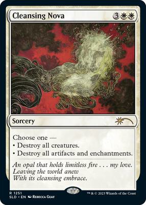 Cleansing Nova card from Secret Lair Drop Series