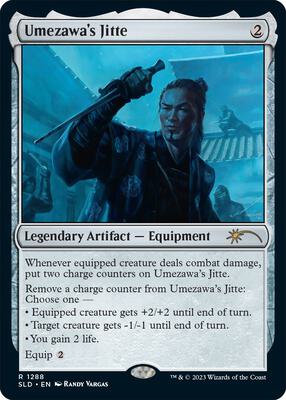 Umezawa's Jitte card from Secret Lair Drop Series