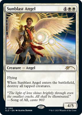 Sunblast Angel card from Secret Lair Drop Series