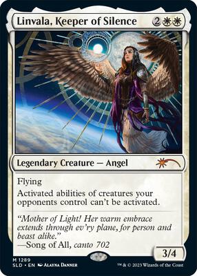 Linvala, Keeper of Silence card from Secret Lair Drop Series