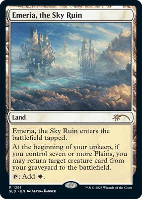 Emeria, the Sky Ruin card from Secret Lair Drop Series