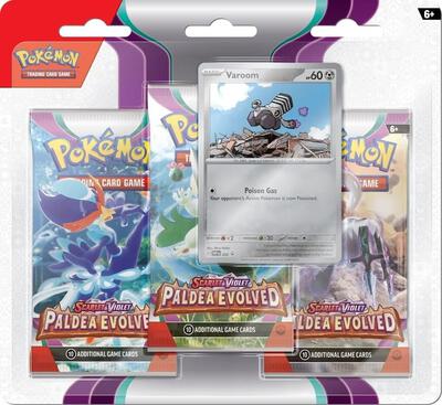 Paldea Evolved 3 Pack Blister [Varoom] card from SV02: Paldea Evolved