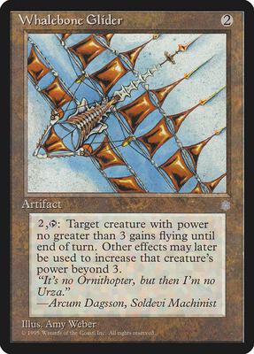 Whalebone Glider card from Ice Age