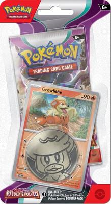 Paldea Evolved Single Pack Blister [Growlithe] card from SV02: Paldea Evolved
