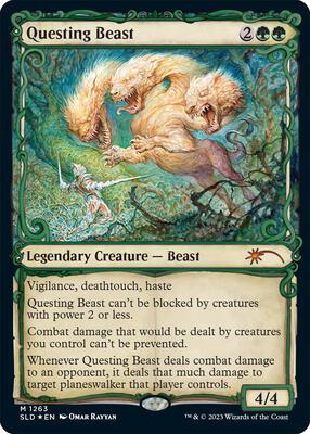 Questing Beast (Halo Foil) card from Secret Lair Drop Series