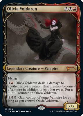 Olivia Voldaren (Halo Foil) card from Secret Lair Drop Series