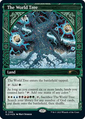 The World Tree (Halo Foil) card from Secret Lair Drop Series