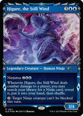 Higure, the Still Wind (Halo Foil) card from Secret Lair Drop Series