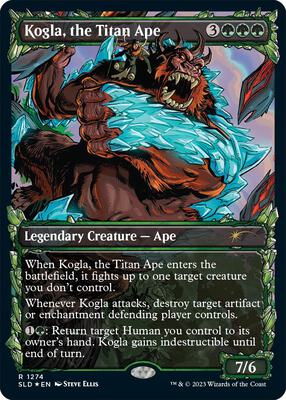 Kogla, the Titan Ape (Halo Foil) card from Secret Lair Drop Series