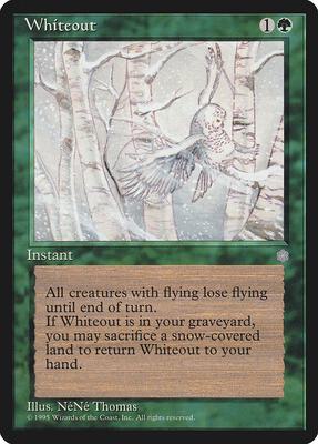 Whiteout card from Ice Age