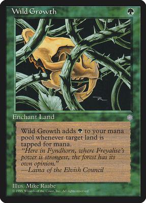 Wild Growth card from Ice Age