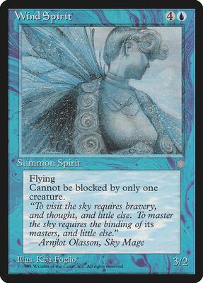 Wind Spirit card from Ice Age