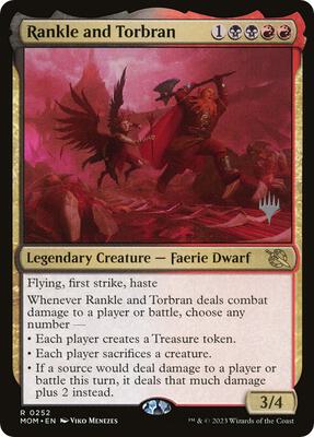 Rankle and Torbran card from Promo Pack: March of the Machine