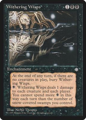 Withering Wisps card from Ice Age