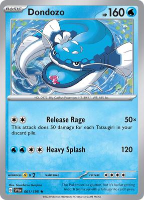 Dondozo - 061/198 card from Deck Exclusives