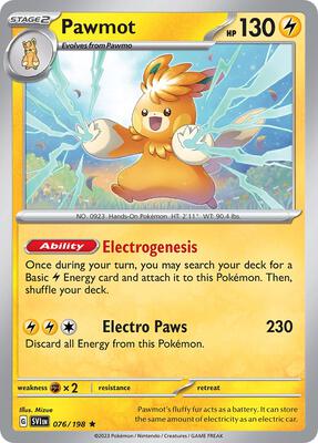 Pawmot - 076/198 card from Deck Exclusives