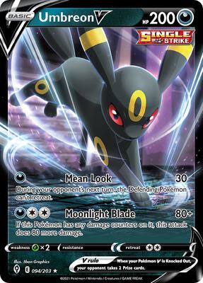 Umbreon V - 094/203 (Non-Holo) card from Deck Exclusives