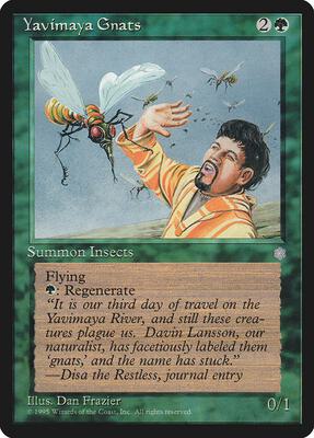 Yavimaya Gnats card from Ice Age