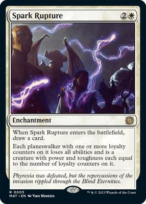 Spark Rupture card from March of the Machine: The Aftermath