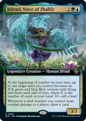 Jolrael, Voice of Zhalfir (Extended Art) card from March of the Machine: The Aftermath