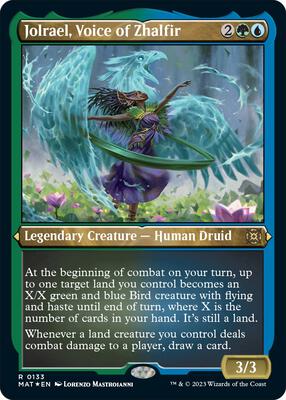 Jolrael, Voice of Zhalfir (Foil Etched) card from March of the Machine: The Aftermath
