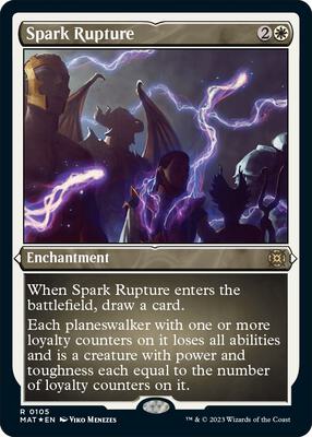 Spark Rupture (Foil Etched) card from March of the Machine: The Aftermath