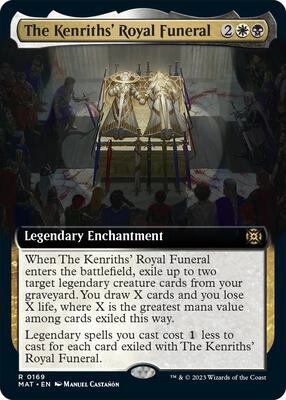 The Kenriths' Royal Funeral (Extended Art) card from March of the Machine: The Aftermath