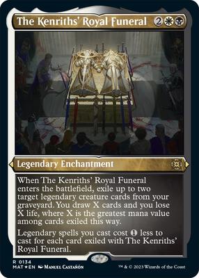 The Kenriths' Royal Funeral (Foil Etched) card from March of the Machine: The Aftermath