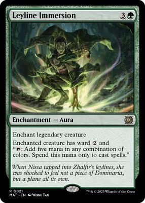Leyline Immersion card from March of the Machine: The Aftermath