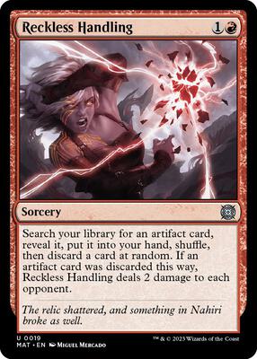 Reckless Handling card from March of the Machine: The Aftermath