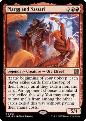 Plargg and Nassari card from March of the Machine: The Aftermath