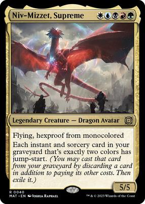 Niv-Mizzet, Supreme card from March of the Machine: The Aftermath