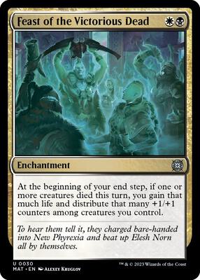 Feast of the Victorious Dead card from March of the Machine: The Aftermath