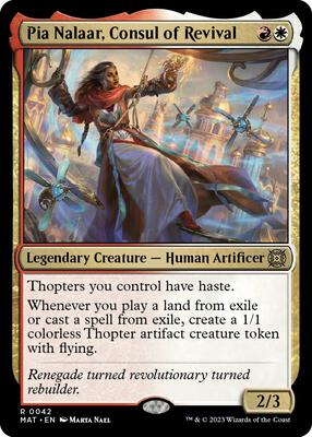Pia Nalaar, Consul of Revival card from March of the Machine: The Aftermath