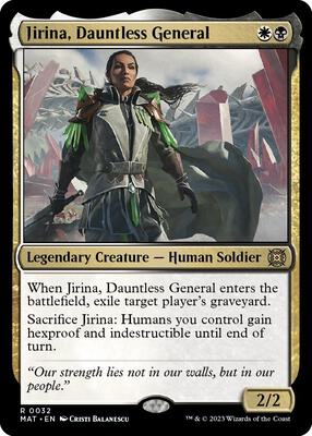 Jirina, Dauntless General card from March of the Machine: The Aftermath