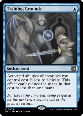 Training Grounds card from March of the Machine: The Aftermath
