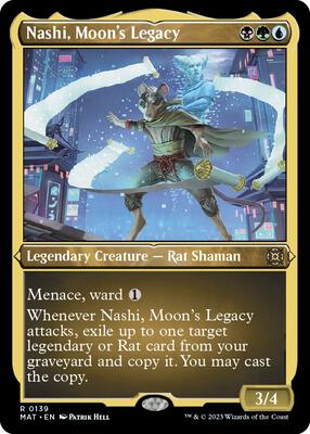 Nashi, Moon's Legacy (Foil Etched) card from March of the Machine: The Aftermath