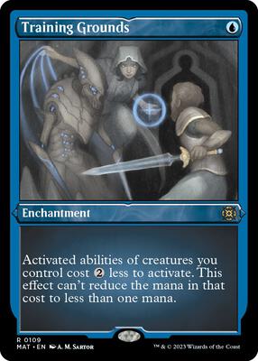 Training Grounds (Foil Etched) card from March of the Machine: The Aftermath
