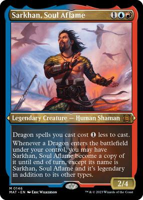 Sarkhan, Soul Aflame (Foil Etched) card from March of the Machine: The Aftermath